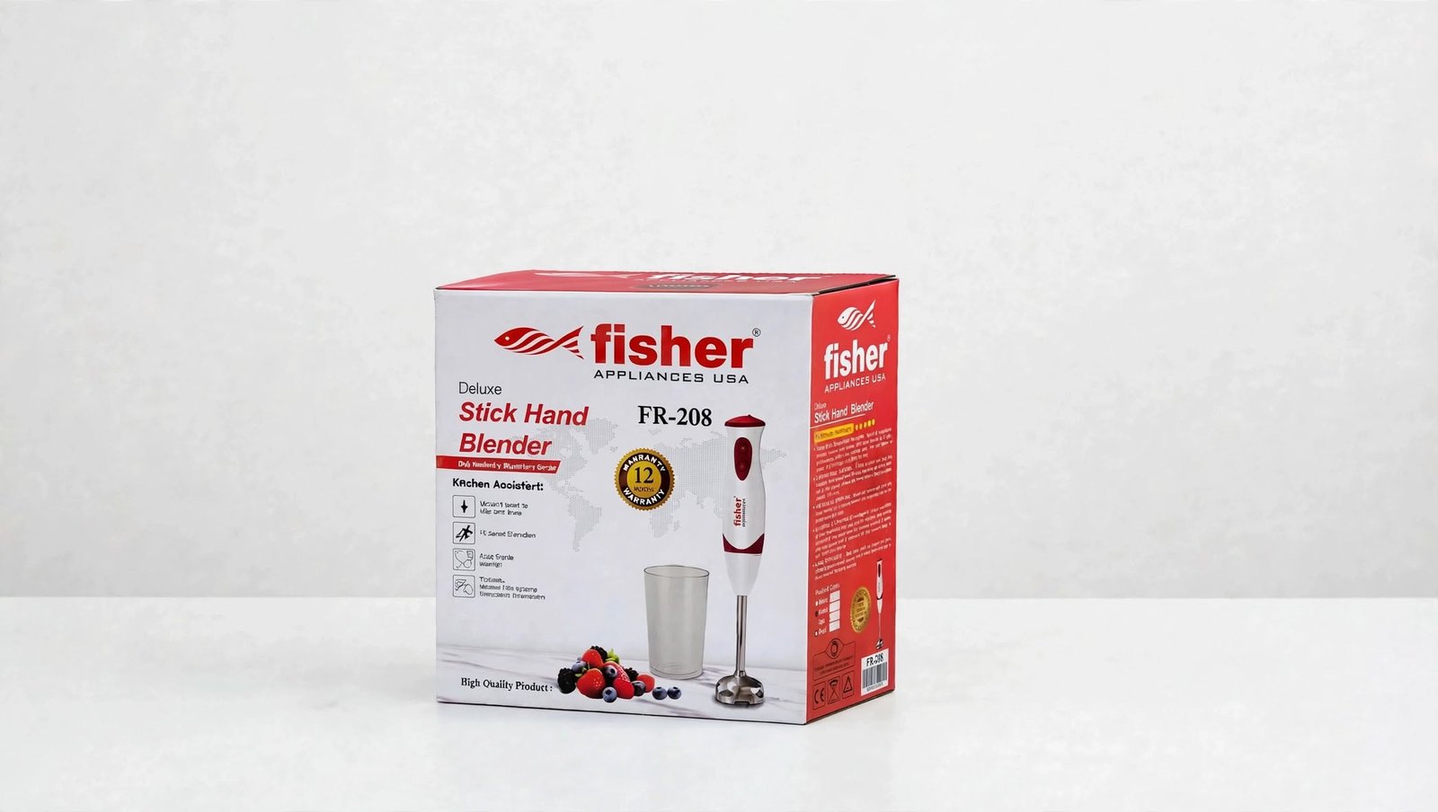 Stick Hand Blender FR-208 - Image 2