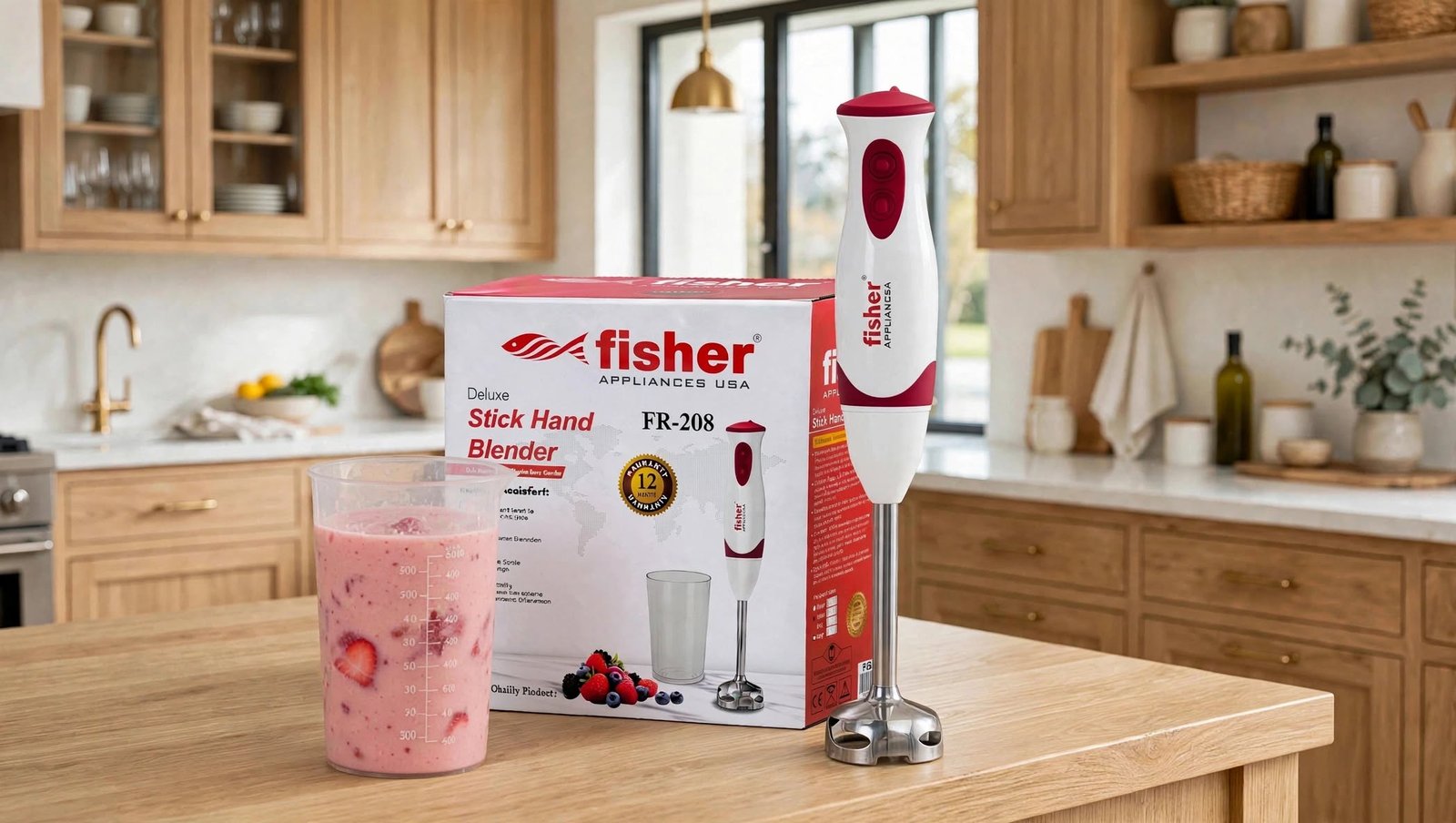 Stick Hand Blender FR-208 - Image 4